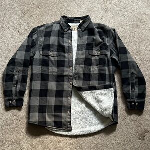 Men’s fleece lines flannel